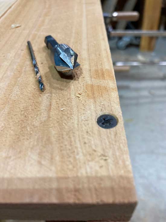 Counter sink drilling and bit